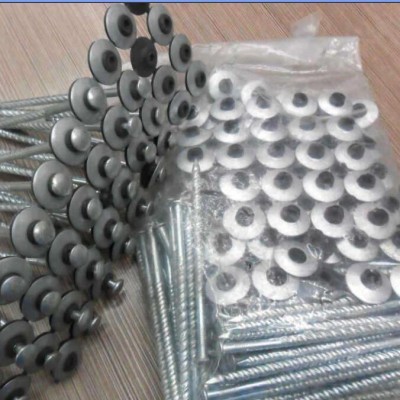 sanfan/Galvanized  rubber washer roofing nail manufacturer